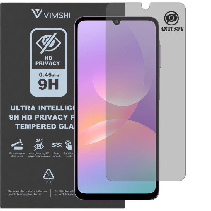 Протиударна захисна плівка антишпигун Vimshi Ultra 9H Privacy Flex для Samsung Galaxy M17e 5G