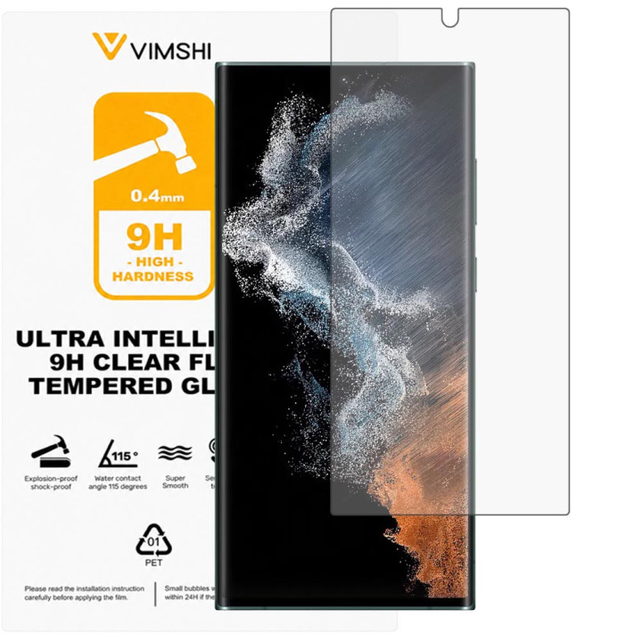 Протиударна захисна плівка Vimshi Ultra 9H Clear Flex для Samsung Galaxy S22 Ultra