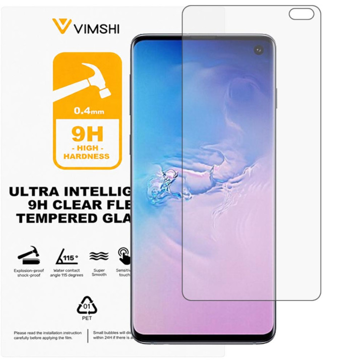 Протиударна захисна плівка Vimshi Ultra 9H Clear Flex для Samsung Galaxy S10+