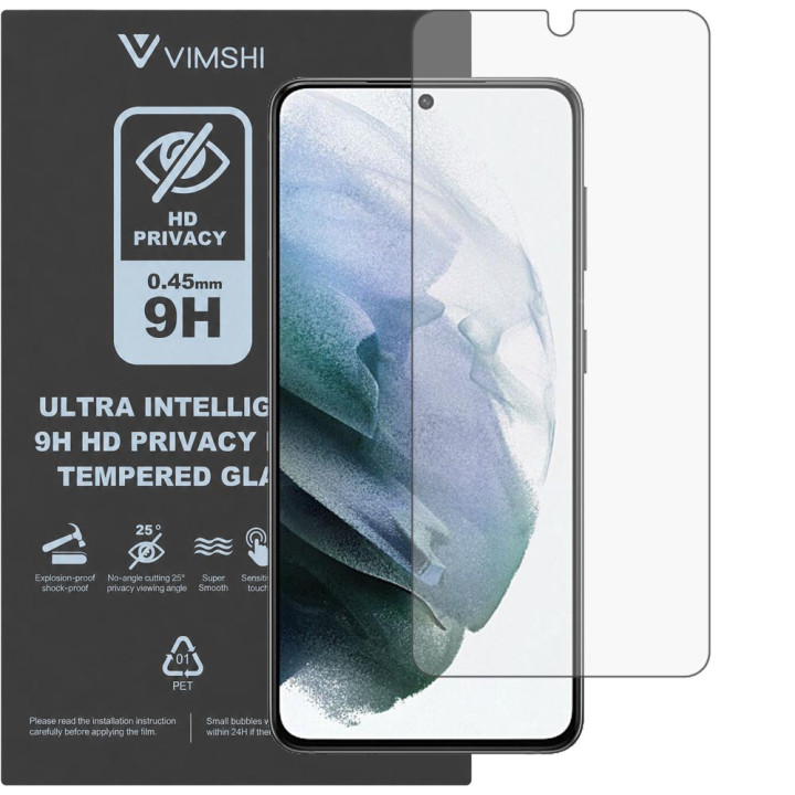 Противоударная защитная пленка антишпион Vimshi Ultra 9H Privacy Flex для Samsung Galaxy S21 5G