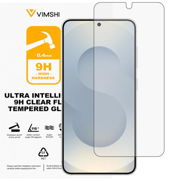 Протиударна захисна плівка Vimshi Ultra 9H Clear Flex для Samsung Galaxy S25