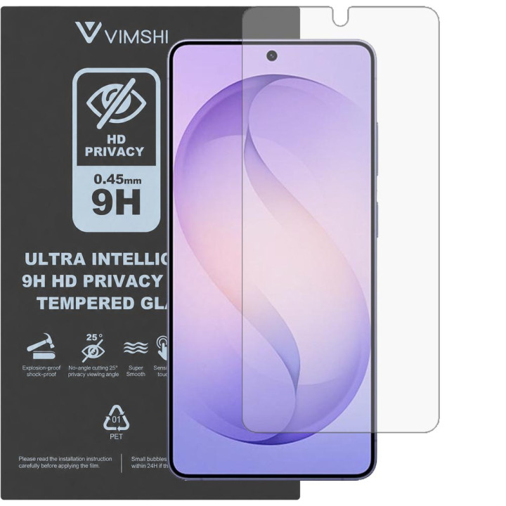 Противоударная защитная пленка антишпион Vimshi Ultra 9H Privacy Flex для Samsung Galaxy S26 Ultra