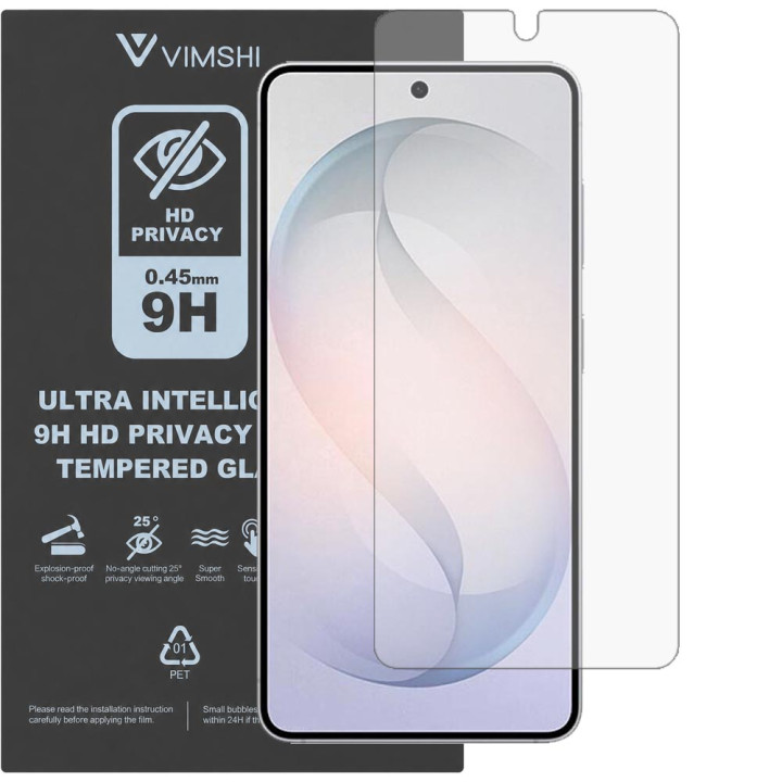 Протиударна захисна плівка антишпигун Vimshi Ultra 9H Privacy Flex для Samsung Galaxy S26