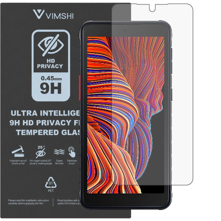 Протиударна захисна плівка антишпигун Vimshi Ultra 9H Privacy Flex для Samsung Galaxy Xcover 5