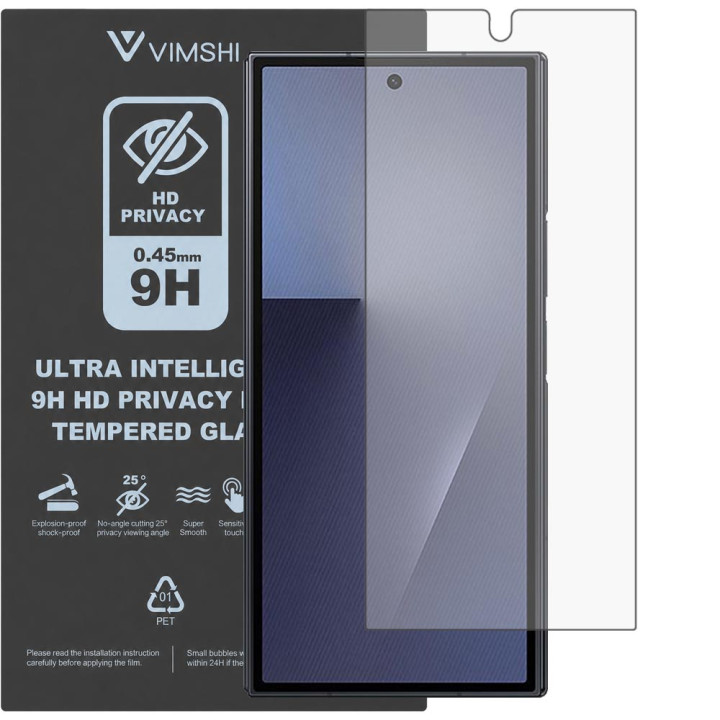 Противоударная защитная пленка антишпион Vimshi Ultra 9H Privacy Flex для Samsung Galaxy Z TriFold