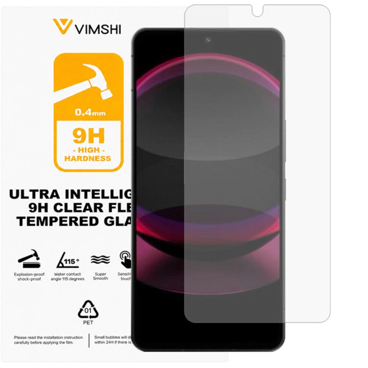 Протиударна захисна плівка Vimshi Ultra 9H Clear Flex для Sharp AQUOS R8s Pro