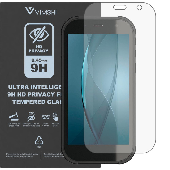 Противоударная защитная пленка антишпион Vimshi Ultra 9H Privacy Flex для Sigma mobile X-treme PQ20