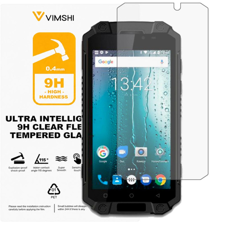 Противоударная защитная пленка Vimshi Ultra 9H Clear Flex для Sigma mobile X-treme PQ39