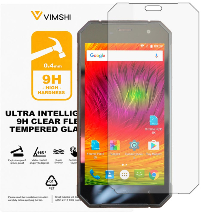 Протиударна захисна плівка Vimshi Ultra 9H Clear Flex для Sigma mobile X-treme PQ35