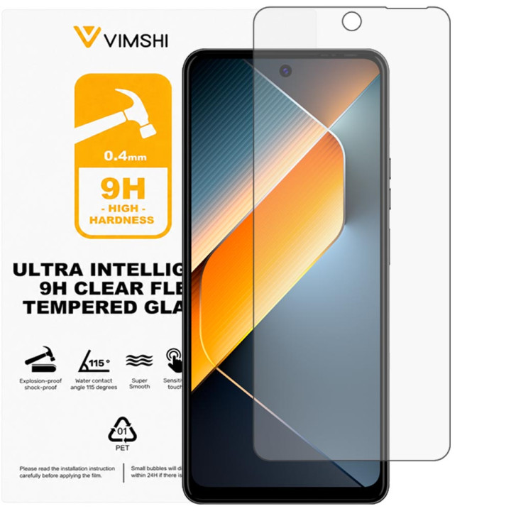 Протиударна захисна плівка Vimshi Ultra 9H Clear Flex для Tecno POVA 6 Neo
