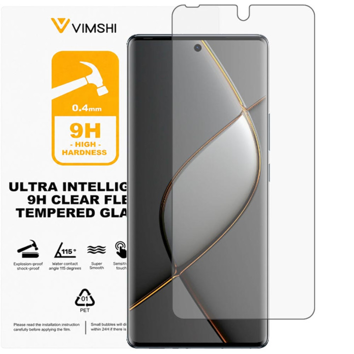Противоударная защитная пленка Vimshi Ultra 9H Clear Flex для Tecno Spark 20 Pro