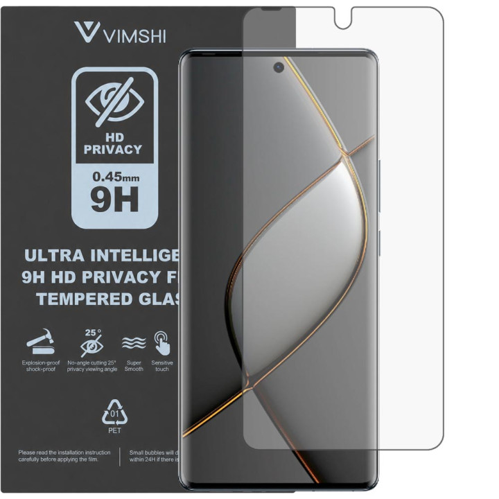 Протиударна захисна плівка антишпигун Vimshi Ultra 9H Privacy Flex для Tecno Spark 20 Pro