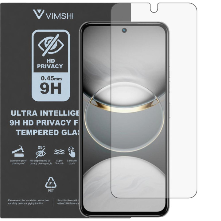 Протиударна захисна плівка антишпигун Vimshi Ultra 9H Privacy Flex для Tecno Spark 30 Pro
