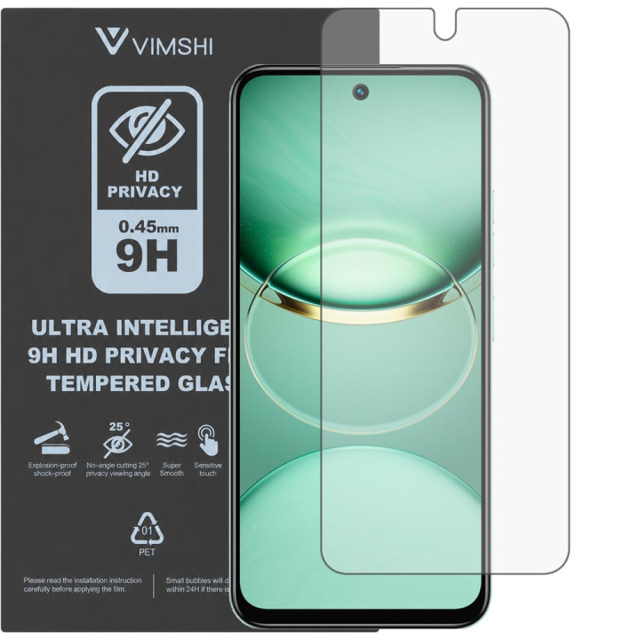 Протиударна захисна плівка антишпигун Vimshi Ultra 9H Privacy Flex для Tecno Spark 30C