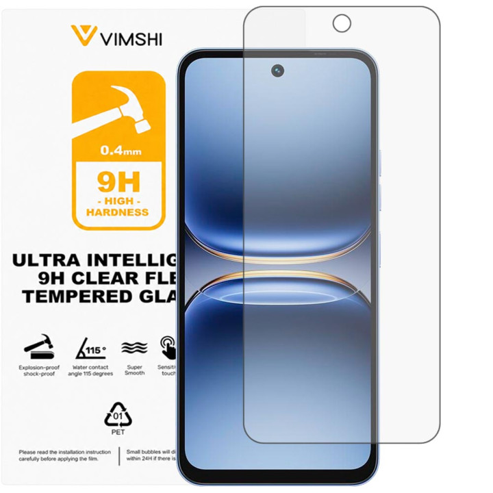 Протиударна захисна плівка Vimshi Ultra 9H Clear Flex для Tecno Spark 40