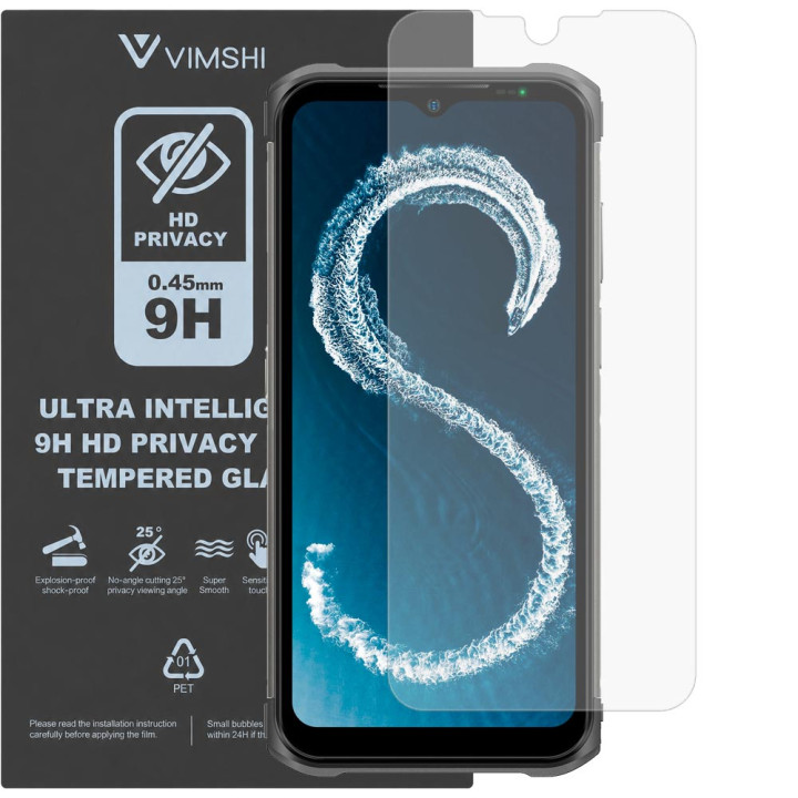 Протиударна захисна плівка антишпигун Vimshi Ultra 9H Privacy Flex для Ulefone Armor 12S