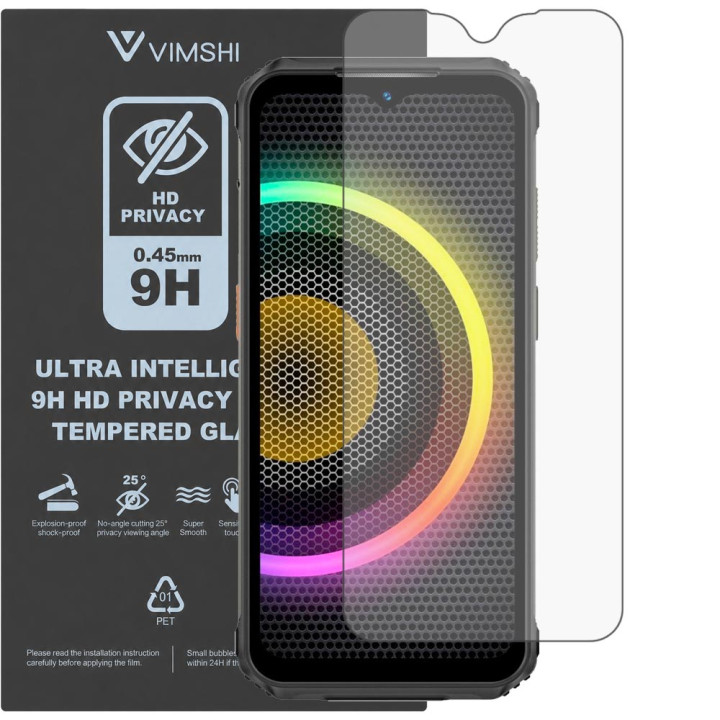 Протиударна захисна плівка антишпигун Vimshi Ultra 9H Privacy Flex для Ulefone Armor 21