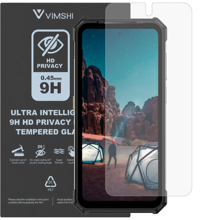 Протиударна захисна плівка антишпигун Vimshi Ultra 9H Privacy Flex для Ulefone Armor 24