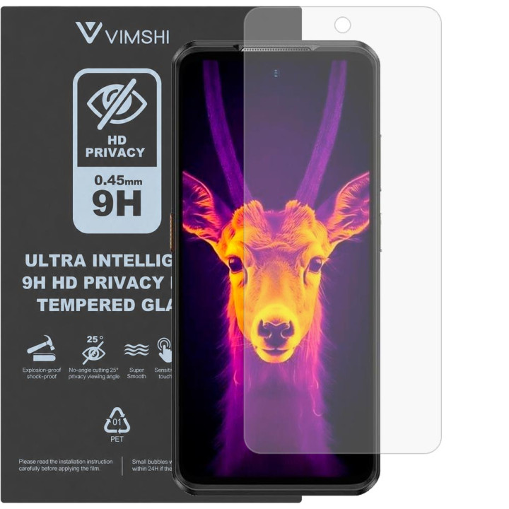 Протиударна захисна плівка антишпигун Vimshi Ultra 9H Privacy Flex для Ulefone Armor 25T Pro