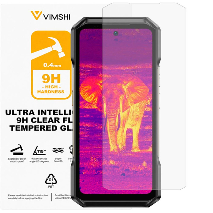 Противоударная защитная пленка Vimshi Ultra 9H Clear Flex для Ulefone Armor 27T