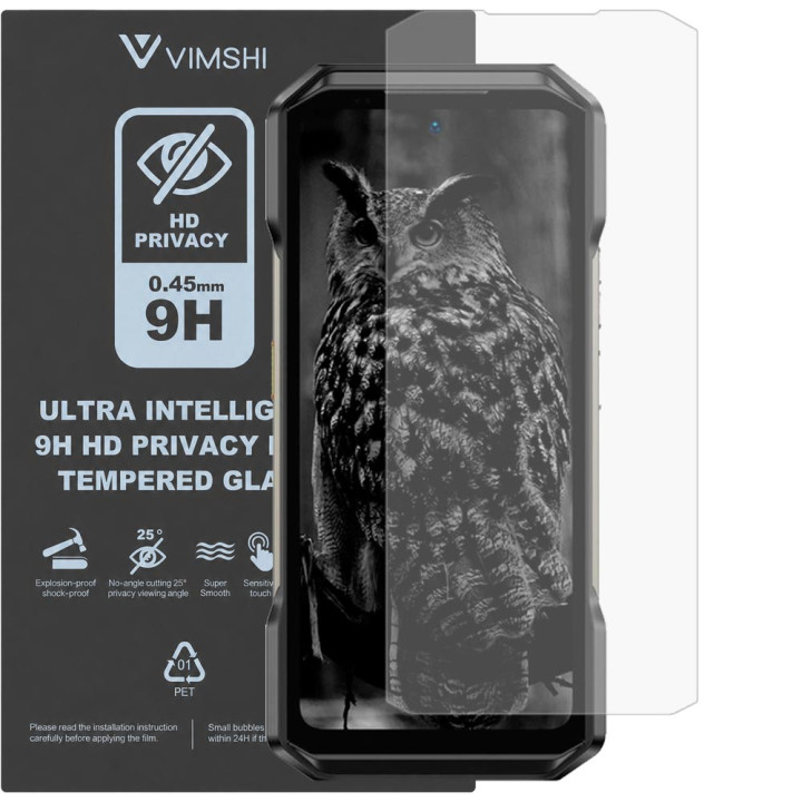 Протиударна захисна плівка антишпигун Vimshi Ultra 9H Privacy Flex для Ulefone Armor 27