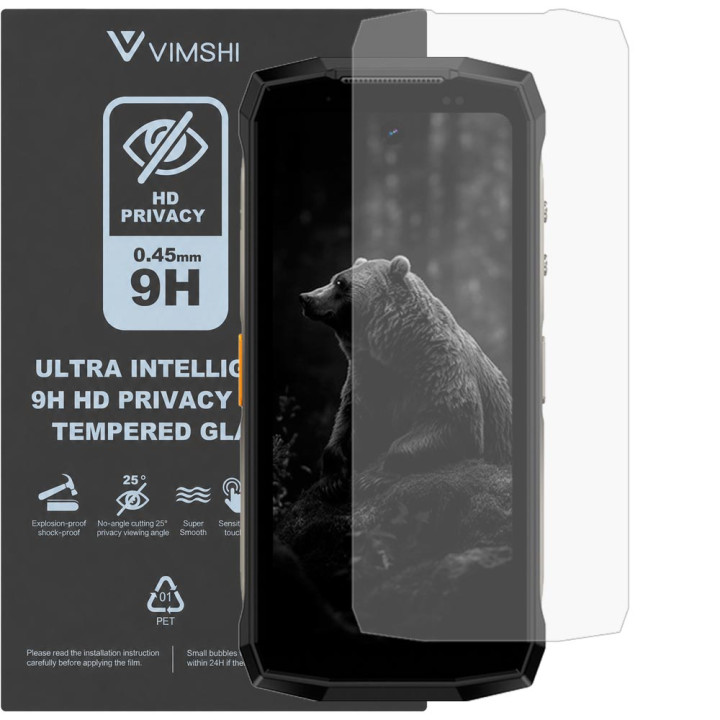 Протиударна захисна плівка антишпигун Vimshi Ultra 9H Privacy Flex для Ulefone Armor Mini 20