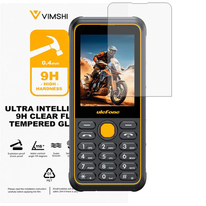 Протиударна захисна плівка Vimshi Ultra 9H Clear Flex для Ulefone Armor Mini 4