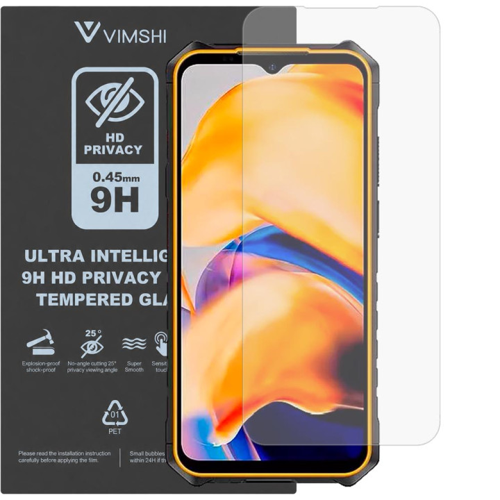 Противоударная защитная пленка антишпион Vimshi Ultra 9H Privacy Flex для Ulefone Armor X13