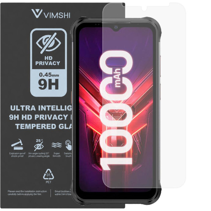 Противоударная защитная пленка антишпион Vimshi Ultra 9H Privacy Flex для Ulefone Power Armor 14