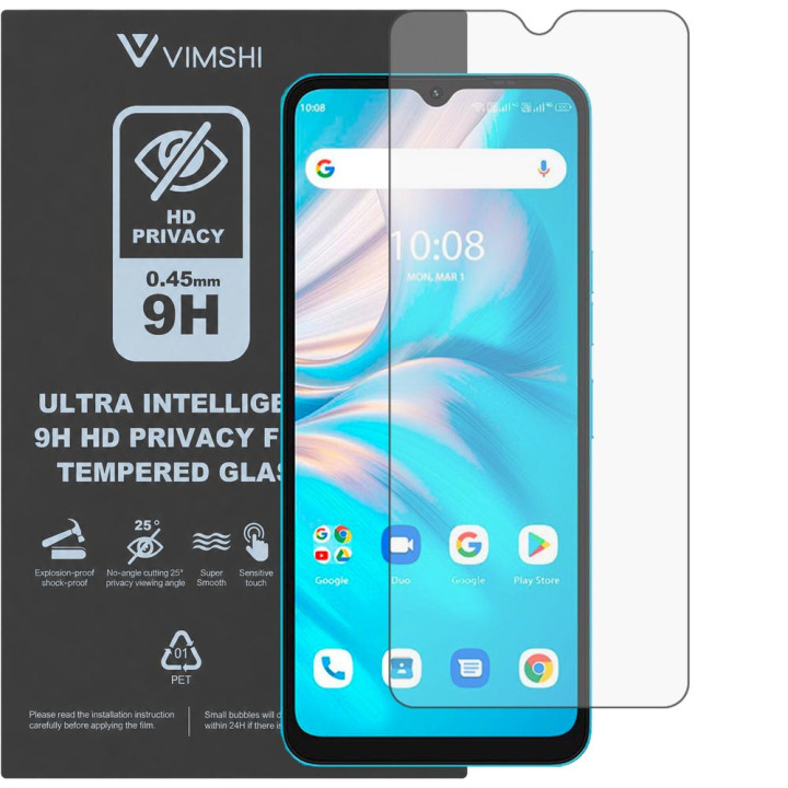 Противоударная защитная пленка антишпион Vimshi Ultra 9H Privacy Flex для UMIDIGI A13S