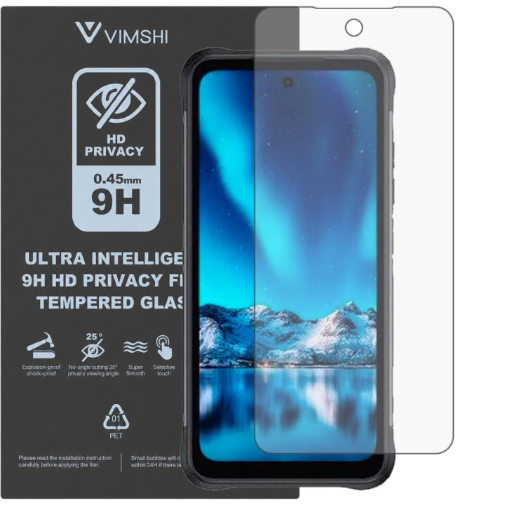 Противоударная защитная пленка антишпион Vimshi Ultra 9H Privacy Flex для UMIDIGI Bison 2 Pro