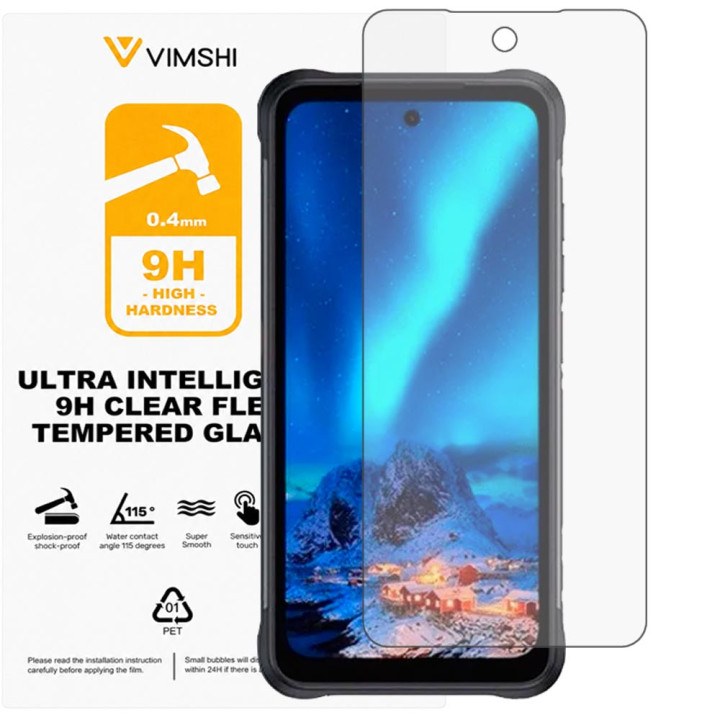 Противоударная защитная пленка Vimshi Ultra 9H Clear Flex для UMIDIGI Bison 2