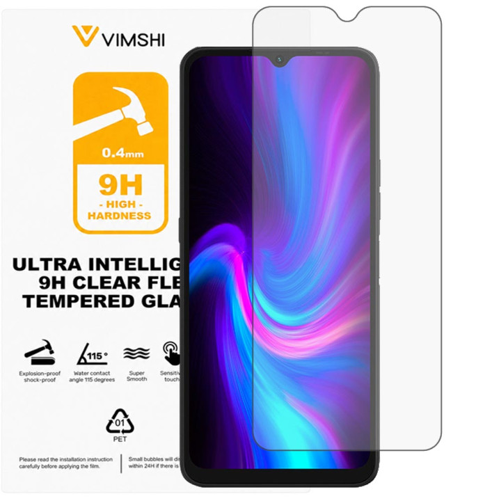 Противоударная защитная пленка Vimshi Ultra 9H Clear Flex для UMIDIGI F3 SE