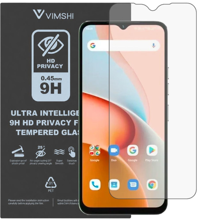 Противоударная защитная пленка антишпион Vimshi Ultra 9H Privacy Flex для UMIDIGI G3
