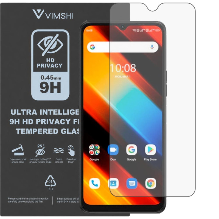 Протиударна захисна плівка антишпигун Vimshi Ultra 9H Privacy Flex для UMIDIGI Power 7S