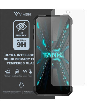 Противоударная защитная пленка антишпион Vimshi Ultra 9H Privacy Flex для Unihertz Tank 2 Pro