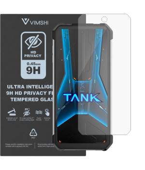 Противоударная защитная пленка антишпион Vimshi Ultra 9H Privacy Flex для Unihertz Tank 3 Pro