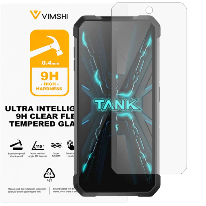 Протиударна захисна плівка Vimshi Ultra 9H Clear Flex для Unihertz Tank 3S