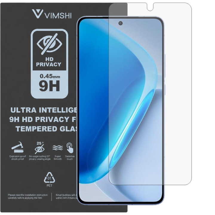 Противоударная защитная пленка антишпион Vimshi Ultra 9H Privacy Flex для vivo IQOO Neo 11