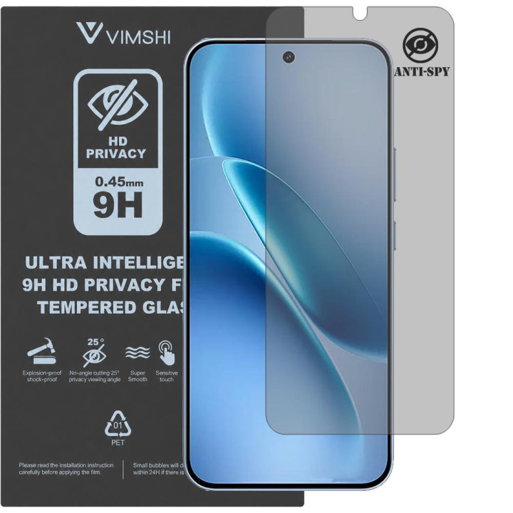 Протиударна захисна плівка антишпигун Vimshi Ultra 9H Privacy Flex для vivo IQOO Z11