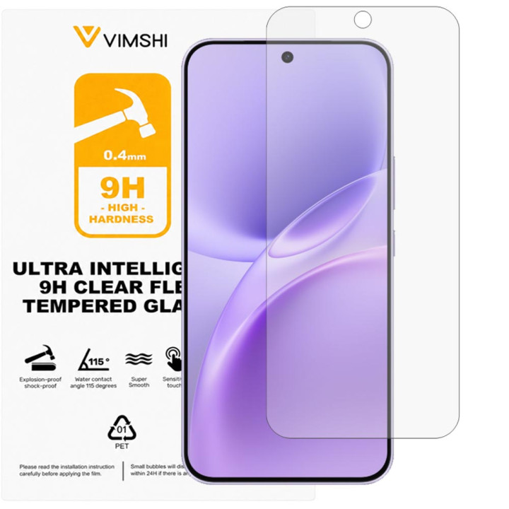 Протиударна захисна плівка Vimshi Ultra 9H Clear Flex для vivo V70 FE
