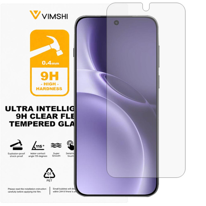 Протиударна захисна плівка Vimshi Ultra 9H Clear Flex для vivo X300 Pro