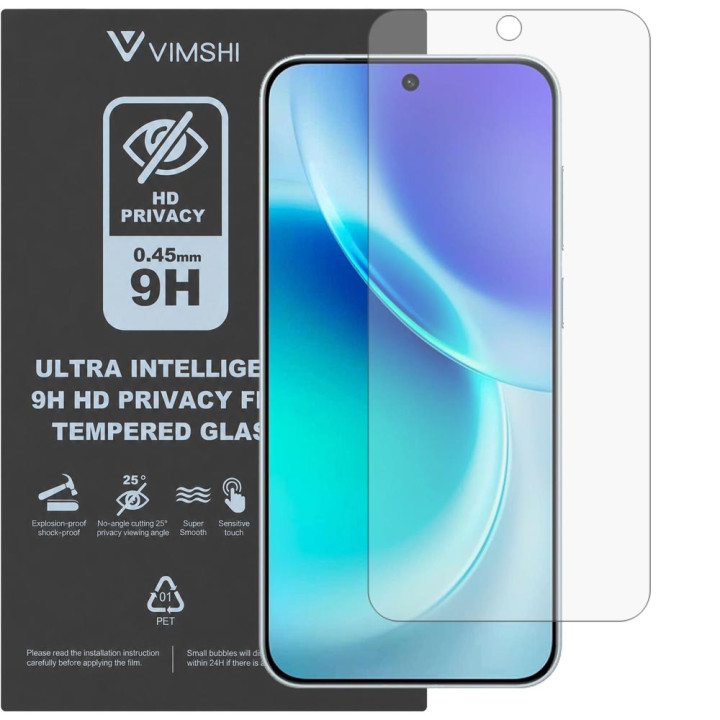 Протиударна захисна плівка антишпигун Vimshi Ultra 9H Privacy Flex для vivo X300