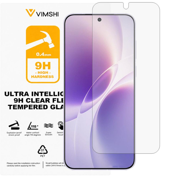 Протиударна захисна плівка Vimshi Ultra 9H Clear Flex для vivo X300s