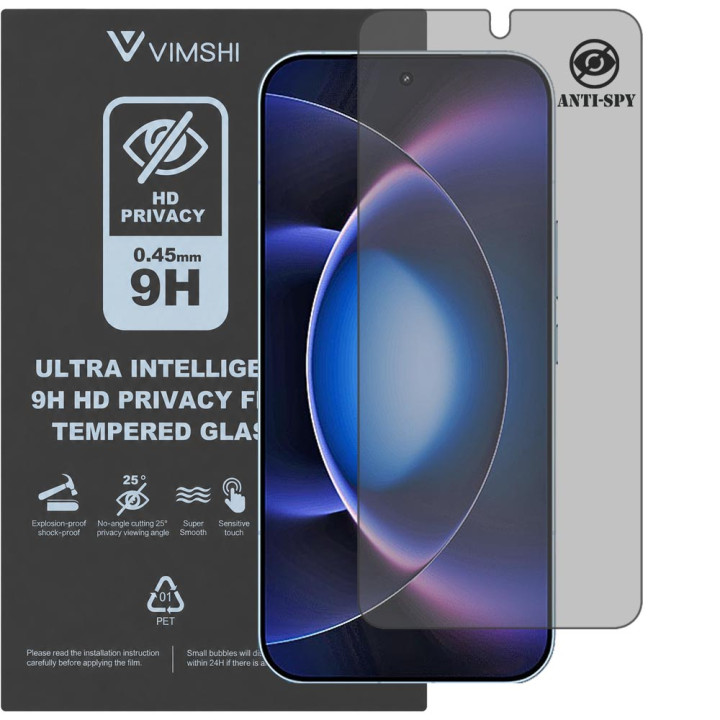 Протиударна захисна плівка антишпигун Vimshi Ultra 9H Privacy Flex для Xiaomi 17 Max