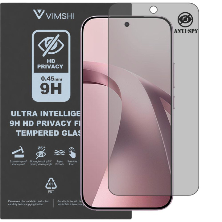 Протиударна захисна плівка антишпигун Vimshi Ultra 9H Privacy Flex для Xiaomi 17T