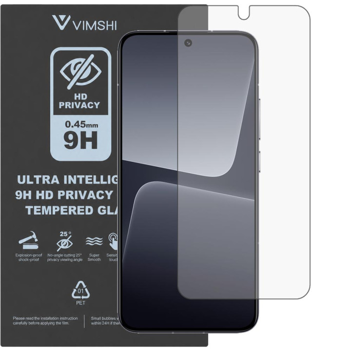 Протиударна захисна плівка антишпигун Vimshi Ultra 9H Privacy Flex для Xiaomi 13