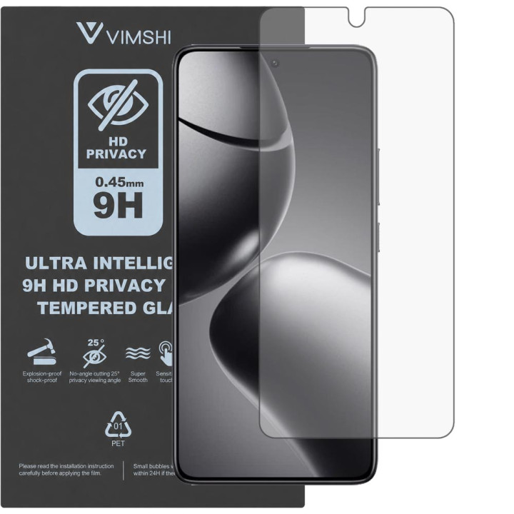 Противоударная защитная пленка антишпион Vimshi Ultra 9H Privacy Flex для Xiaomi 14T