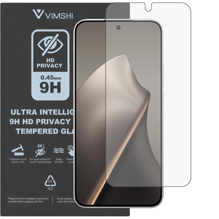 Протиударна захисна плівка антишпигун Vimshi Ultra 9H Privacy Flex для Xiaomi 15T