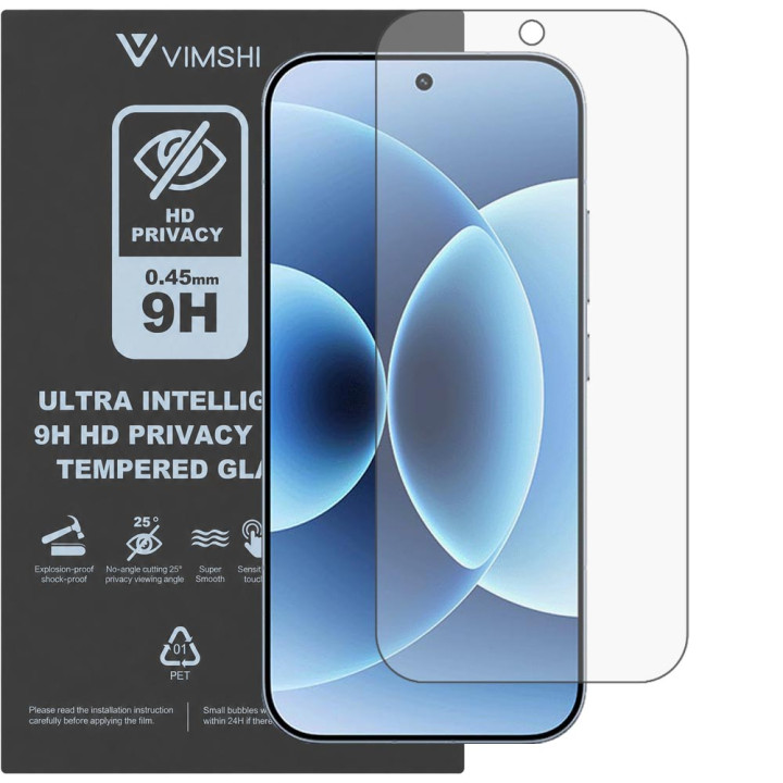 Протиударна захисна плівка антишпигун Vimshi Ultra 9H Privacy Flex для Xiaomi 17